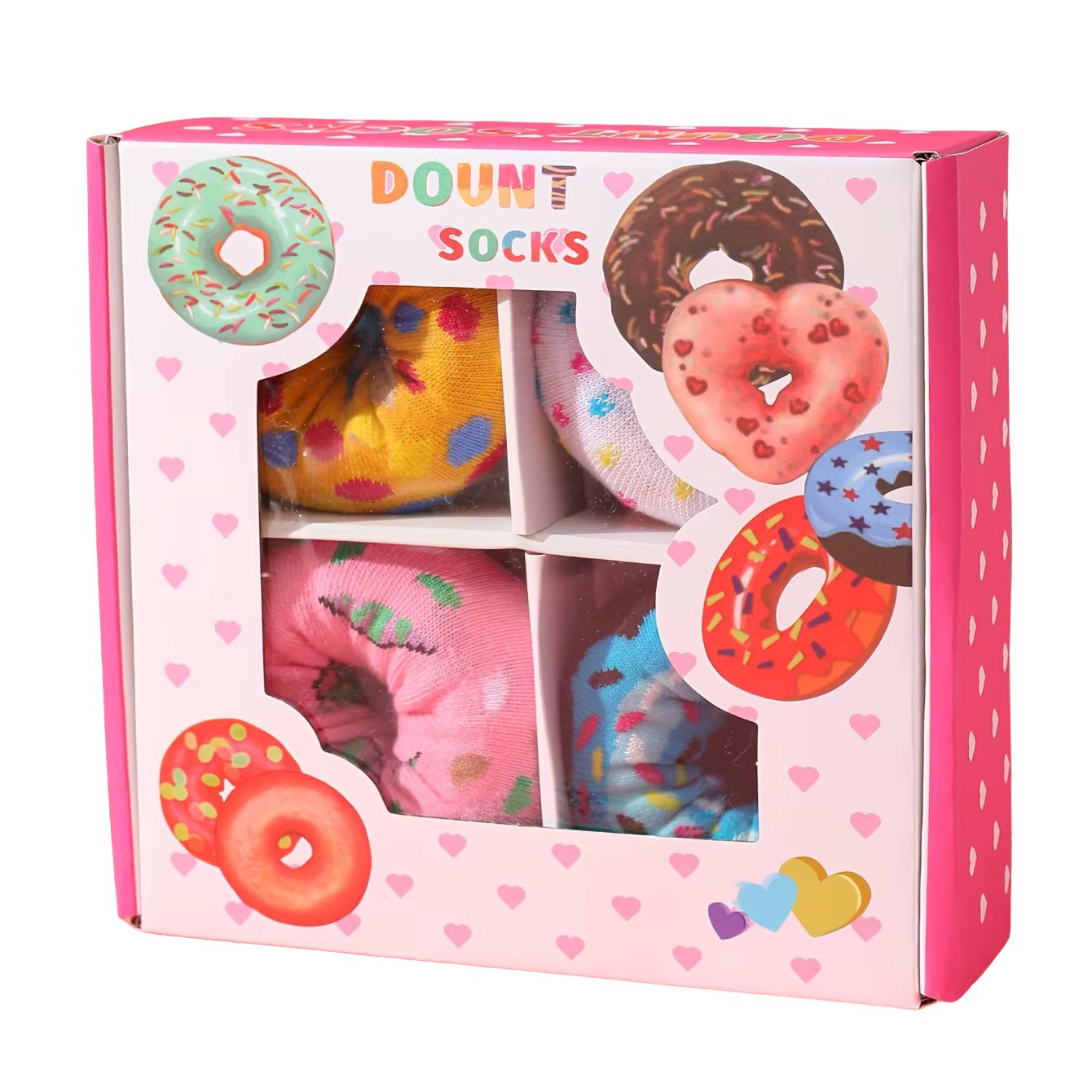 🍩 Pack Donut Socks (x4)